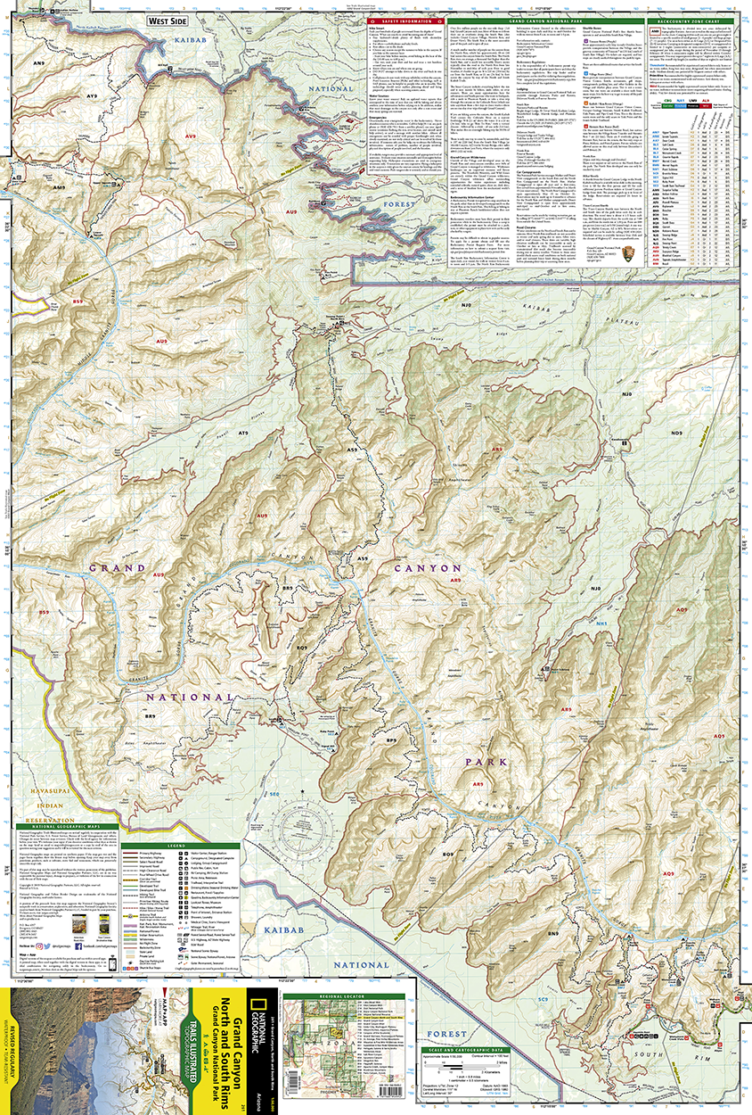 Grand Canyon Map